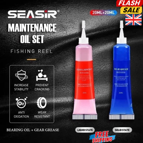 Fishing reel grease and oil - reel,