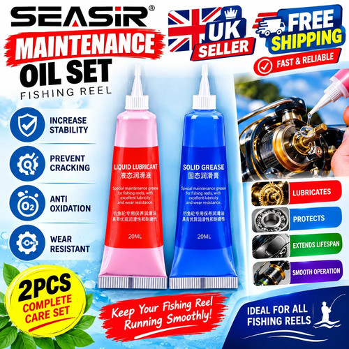 Fishing reel grease and oil - fishing,