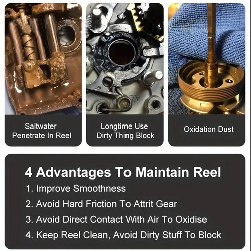 Lubricant oil for fishing reel - lubricant,