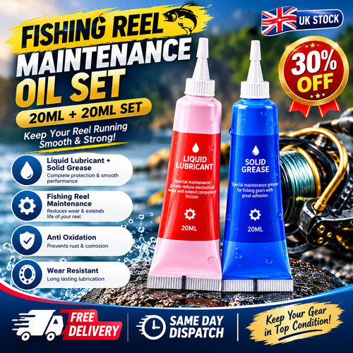 Fishing reel grease and oil - fishing,