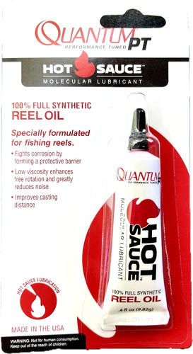 Quantum hot sauce fishing reel - sauce,