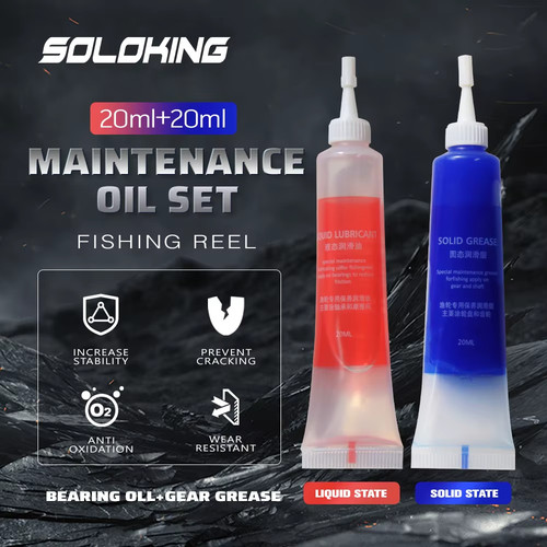 2pcs ser fishing reel - reel, oil
